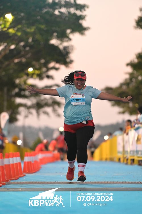 Race photo from KBP City Run 2024