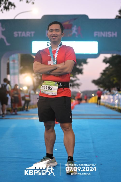 Race photo from KBP City Run 2024