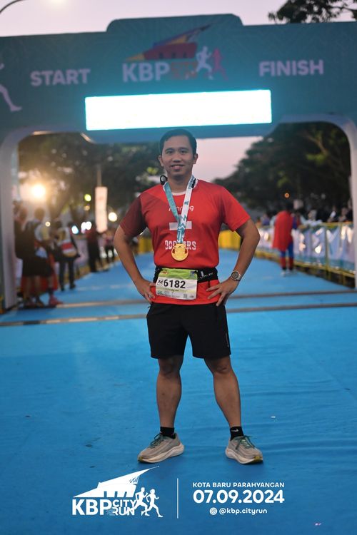 Race photo from KBP City Run 2024