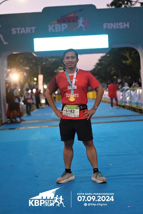 Race photo from KBP City Run 2024