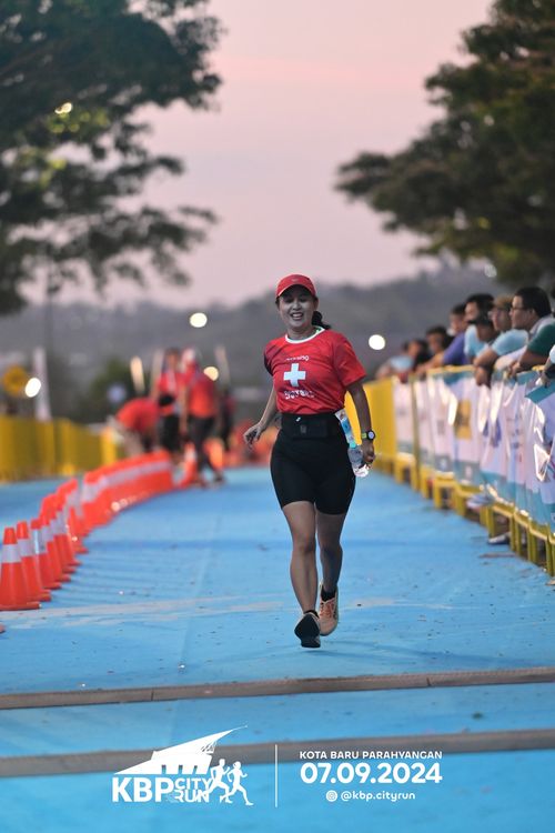 Race photo from KBP City Run 2024