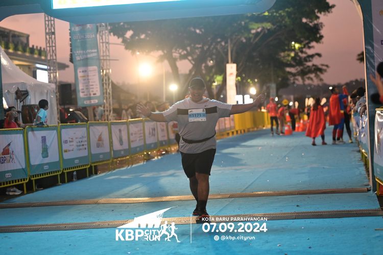 Race photo from KBP City Run 2024