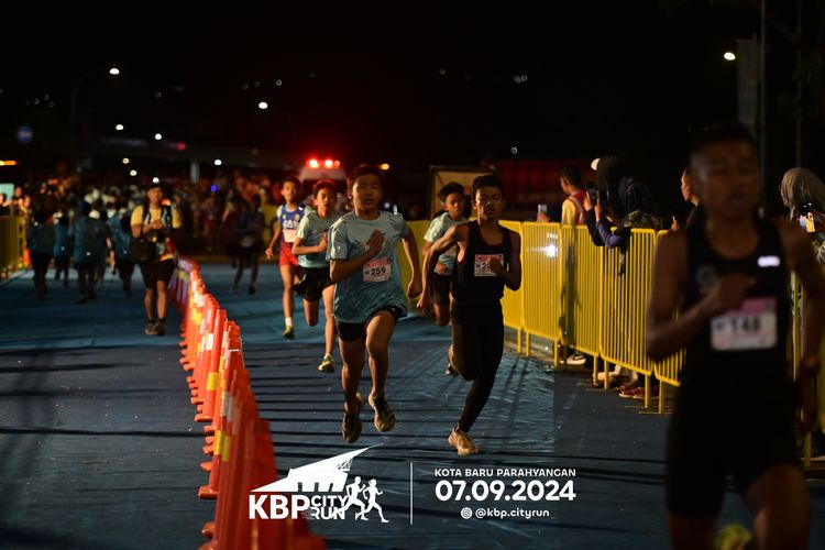 Race photo from KBP City Run 2024