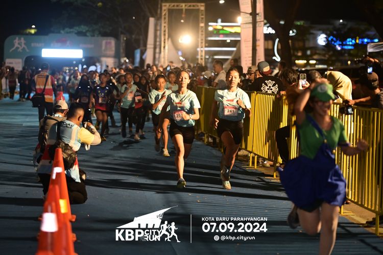 Race photo from KBP City Run 2024
