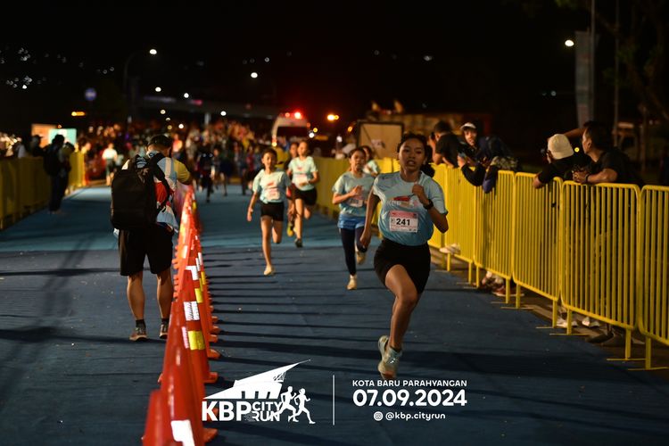Race photo from KBP City Run 2024