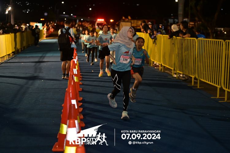 Race photo from KBP City Run 2024