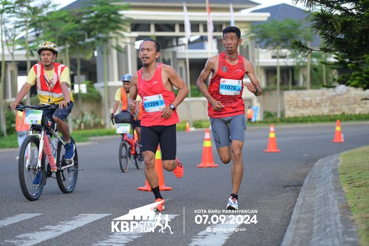 Race photo from KBP City Run 2024
