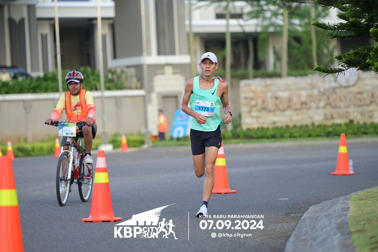 Race photo from KBP City Run 2024