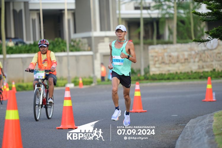 Race photo from KBP City Run 2024