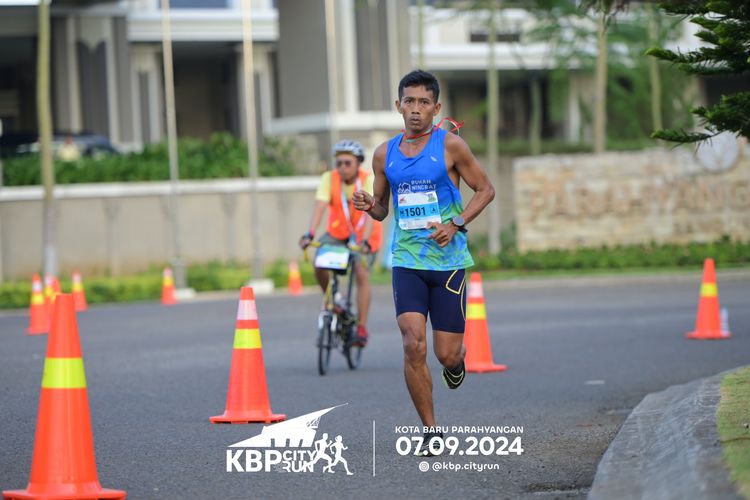 Race photo from KBP City Run 2024