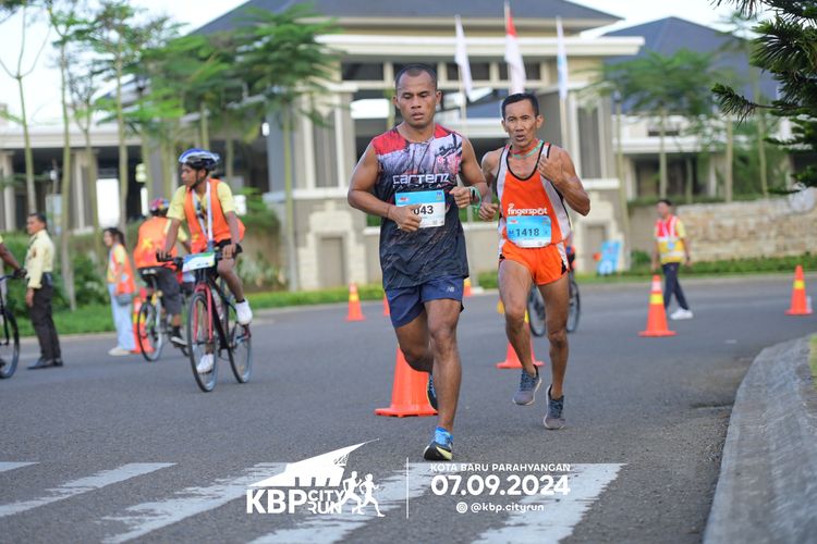 Race photo from KBP City Run 2024
