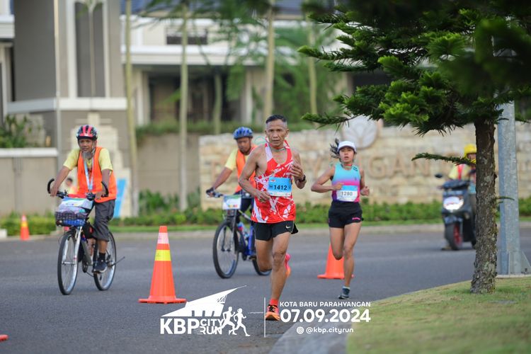 Race photo from KBP City Run 2024