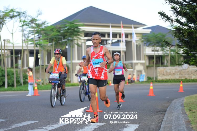 Race photo from KBP City Run 2024
