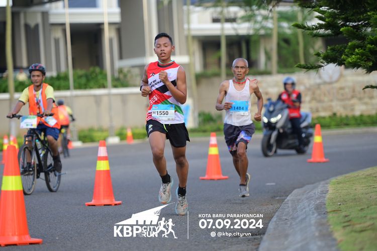 Race photo from KBP City Run 2024
