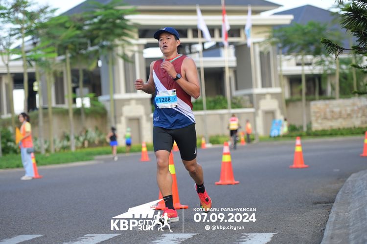 Race photo from KBP City Run 2024