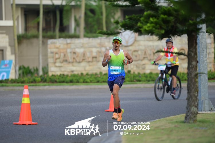 Race photo from KBP City Run 2024