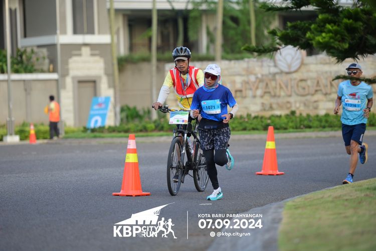 Race photo from KBP City Run 2024