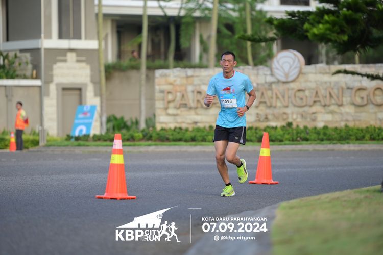 Race photo from KBP City Run 2024