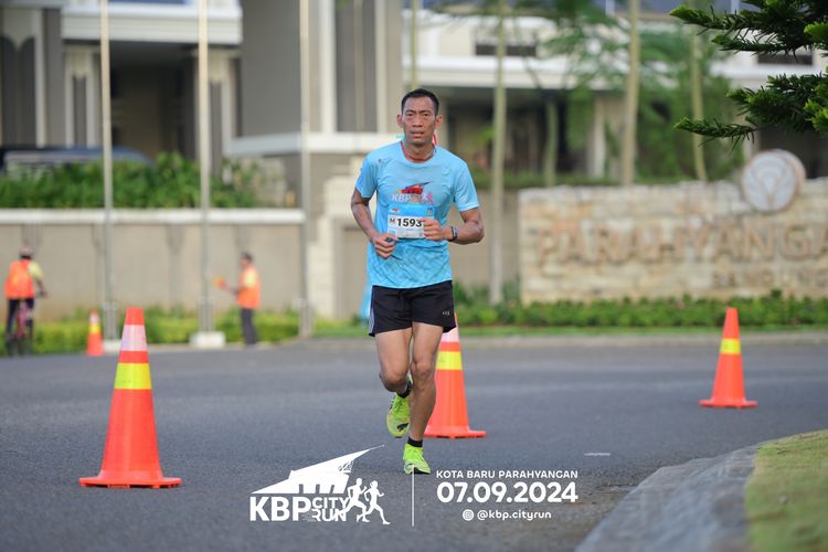Race photo from KBP City Run 2024