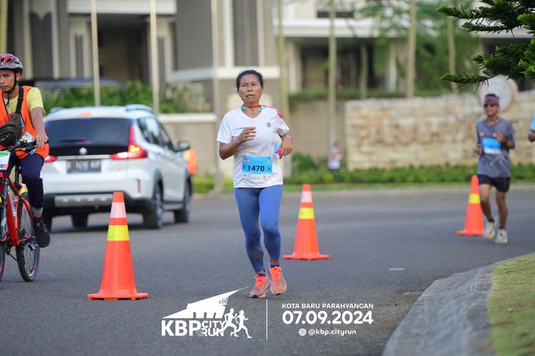 Race photo from KBP City Run 2024