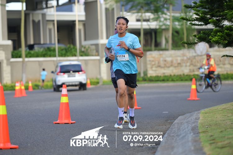 Race photo from KBP City Run 2024