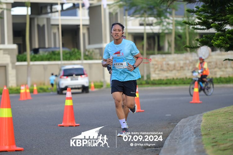 Race photo from KBP City Run 2024