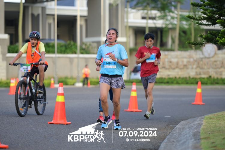 Race photo from KBP City Run 2024