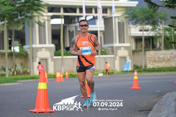 Race photo from KBP City Run 2024