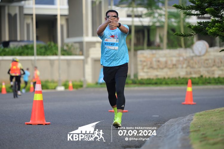 Race photo from KBP City Run 2024
