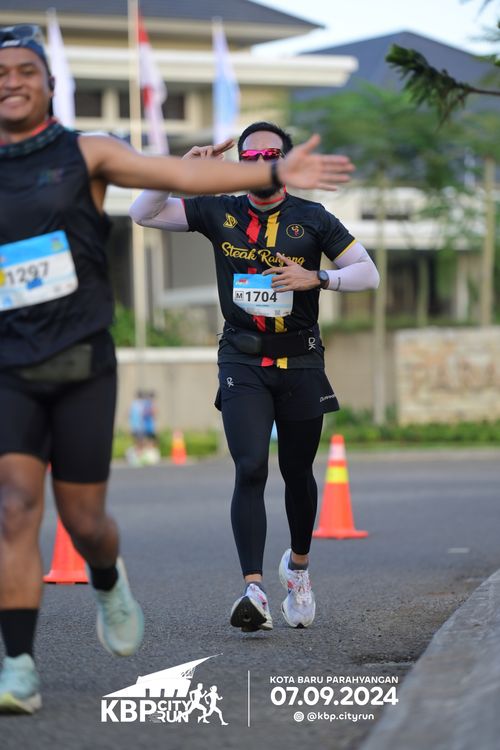 Race photo from KBP City Run 2024