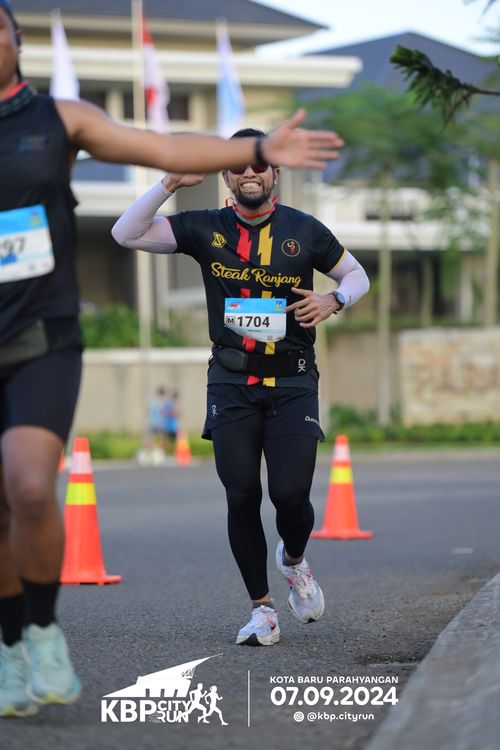 Race photo from KBP City Run 2024