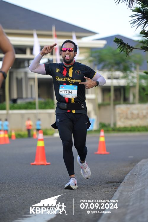 Race photo from KBP City Run 2024