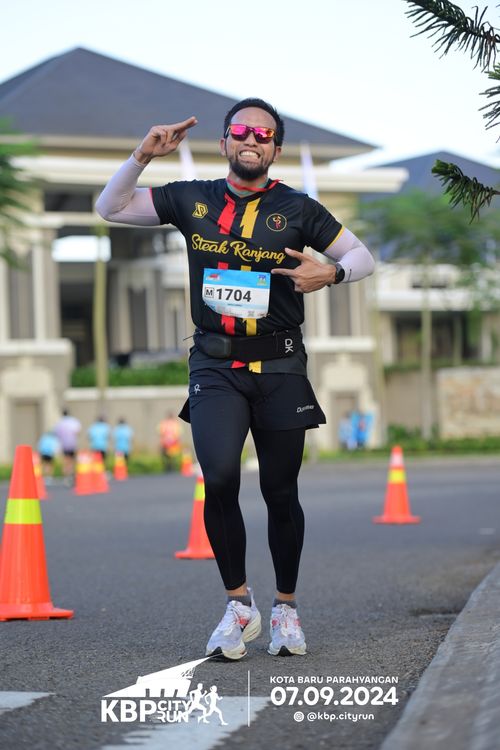 Race photo from KBP City Run 2024