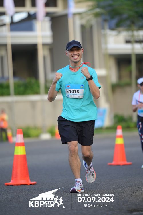 Race photo from KBP City Run 2024