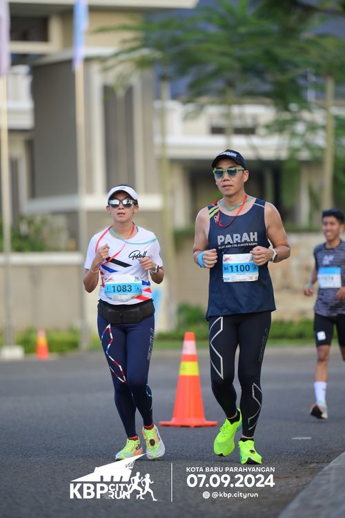 Race photo from KBP City Run 2024