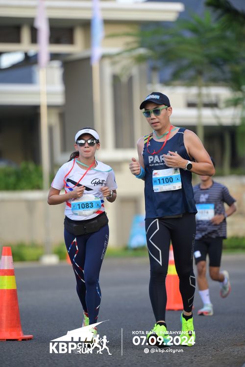 Race photo from KBP City Run 2024
