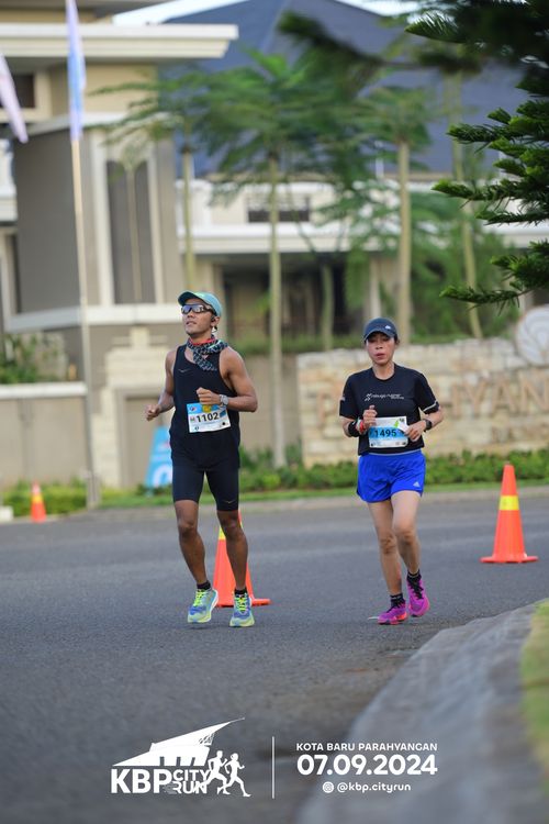 Race photo from KBP City Run 2024