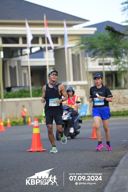 Race photo from KBP City Run 2024
