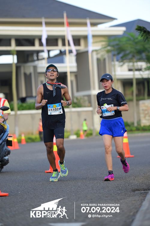 Race photo from KBP City Run 2024