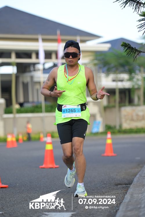 Race photo from KBP City Run 2024