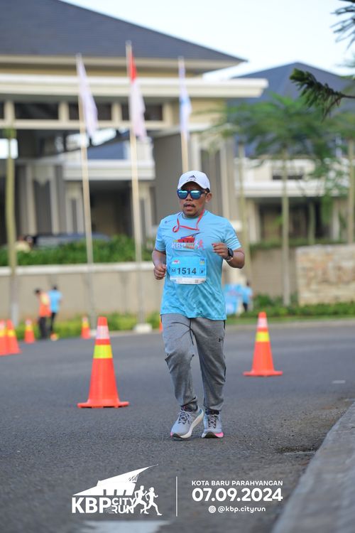Race photo from KBP City Run 2024