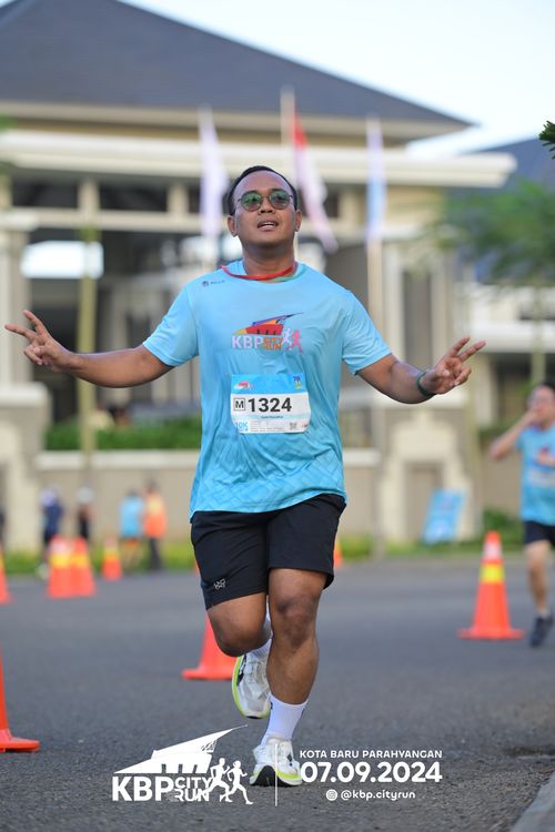 Race photo from KBP City Run 2024