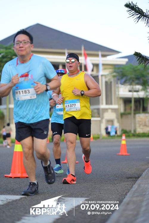 Race photo from KBP City Run 2024