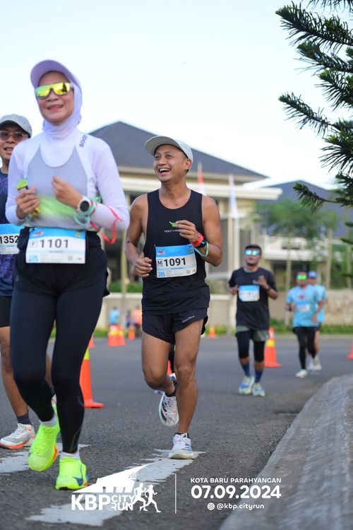 Race photo from KBP City Run 2024