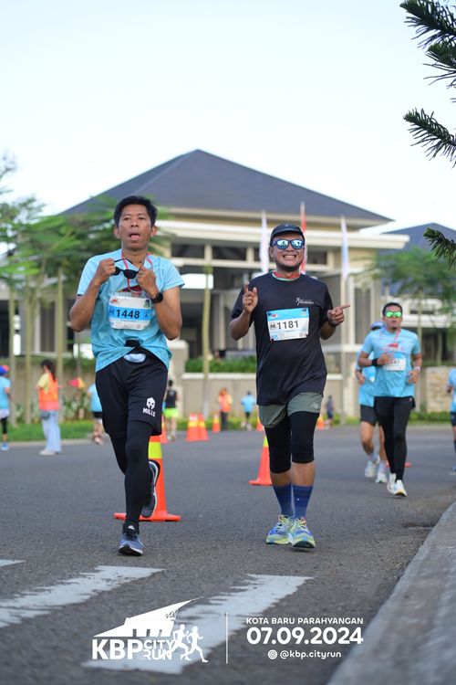 Race photo from KBP City Run 2024