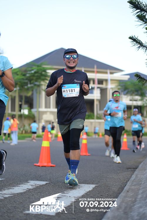 Race photo from KBP City Run 2024