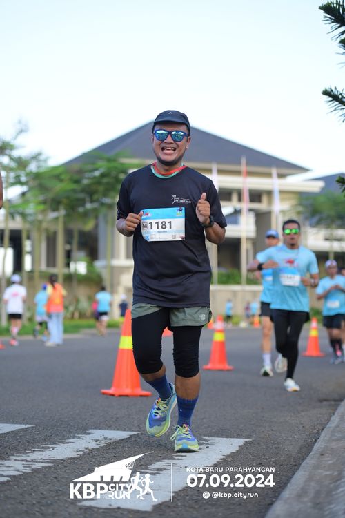 Race photo from KBP City Run 2024