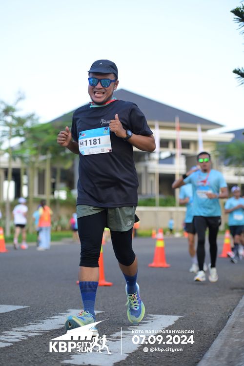 Race photo from KBP City Run 2024