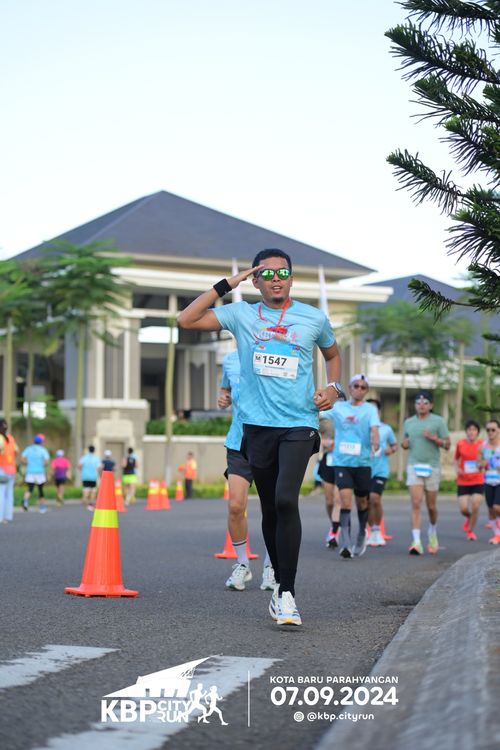 Race photo from KBP City Run 2024