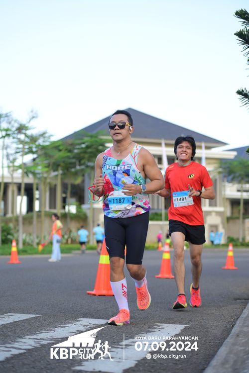 Race photo from KBP City Run 2024